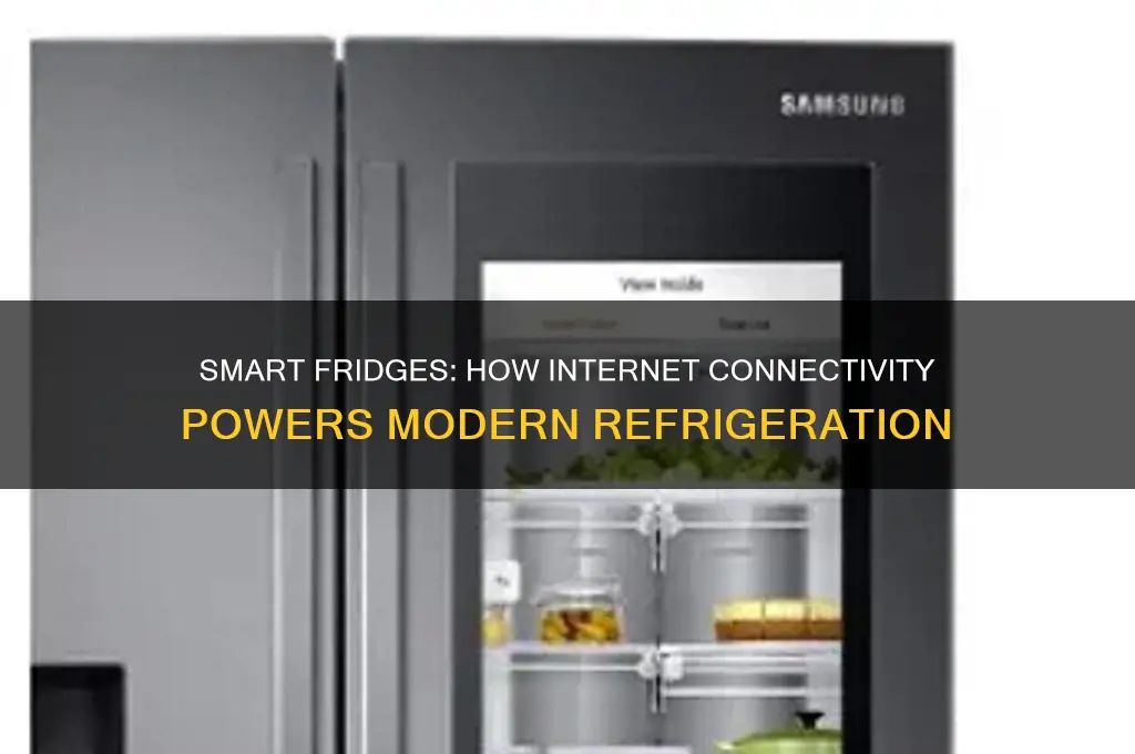 how does the internet run the refrigerator