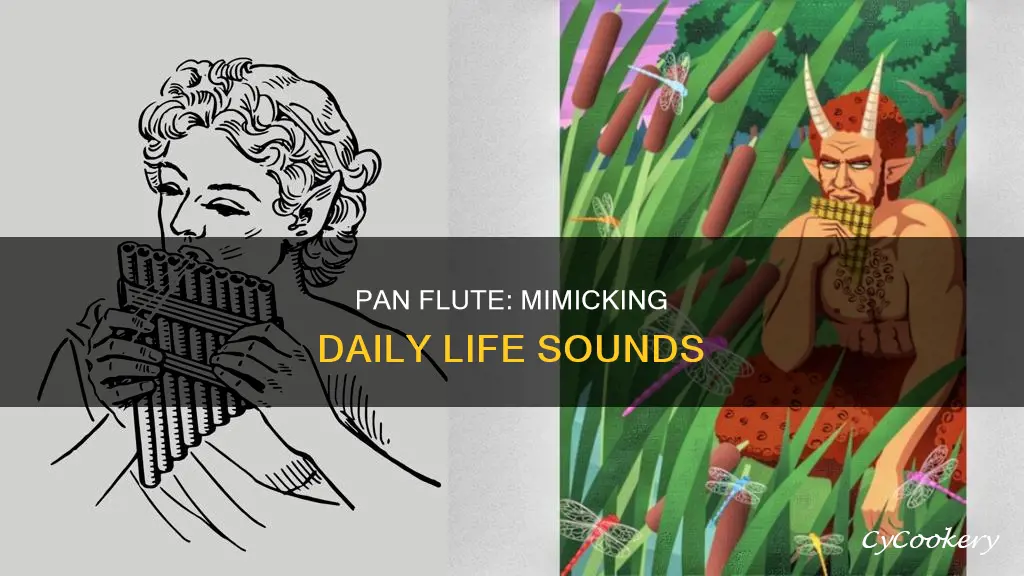 how does the pan flute mimic sounds from daily life