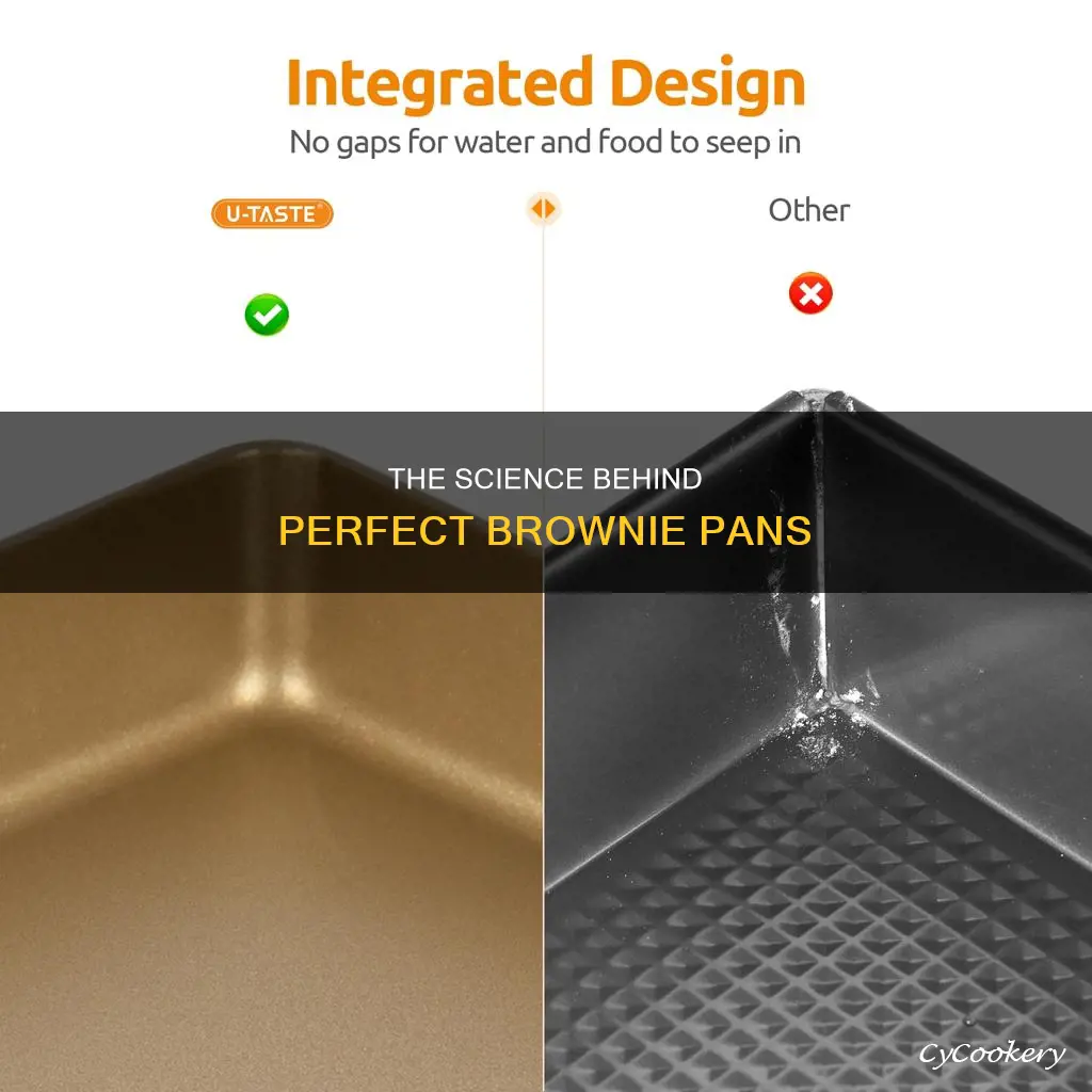 how does the perfect brownie pan work