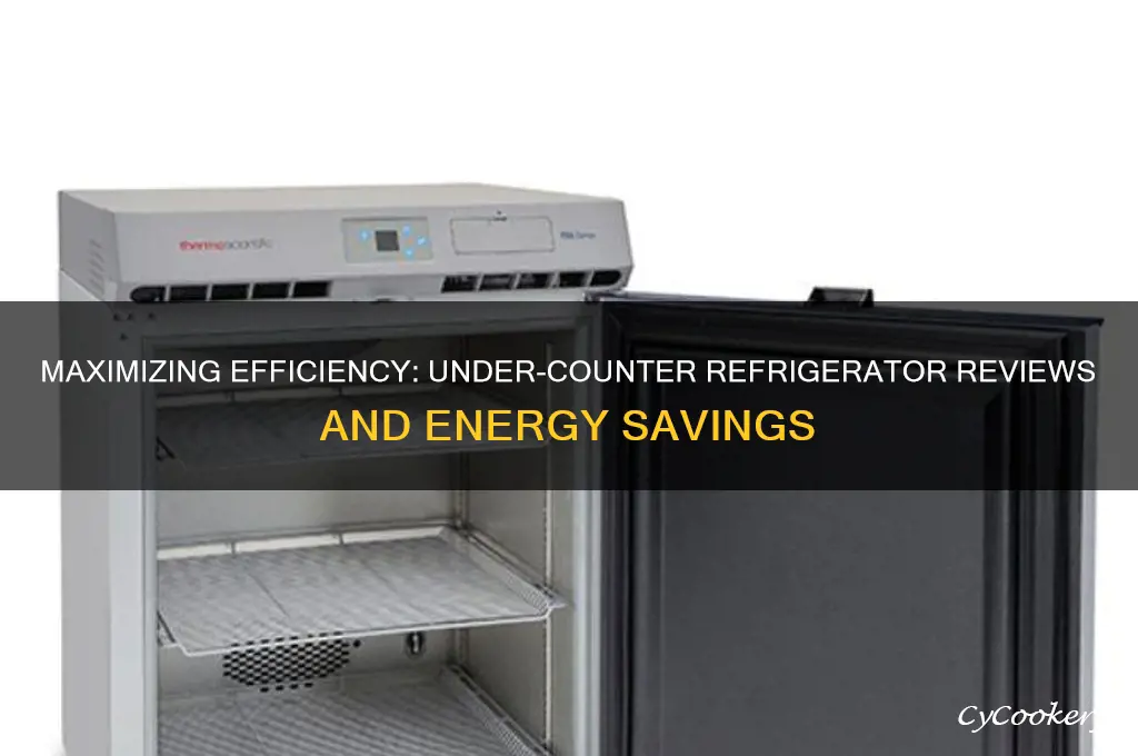 how does under the counter refrigerator efficiency reviews