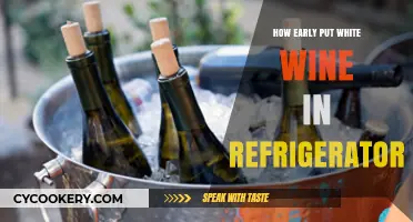Perfectly Chilled White Wine: Timing Your Refrigeration for Optimal Enjoyment