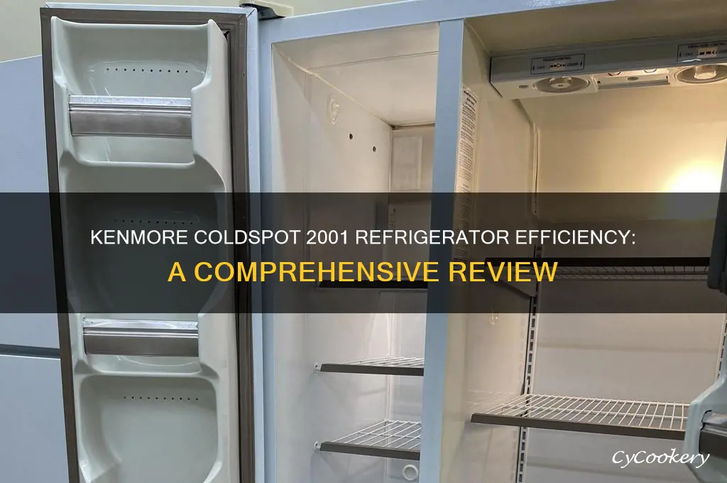how efficient is a 2001 kenmore coldspot refrigerator