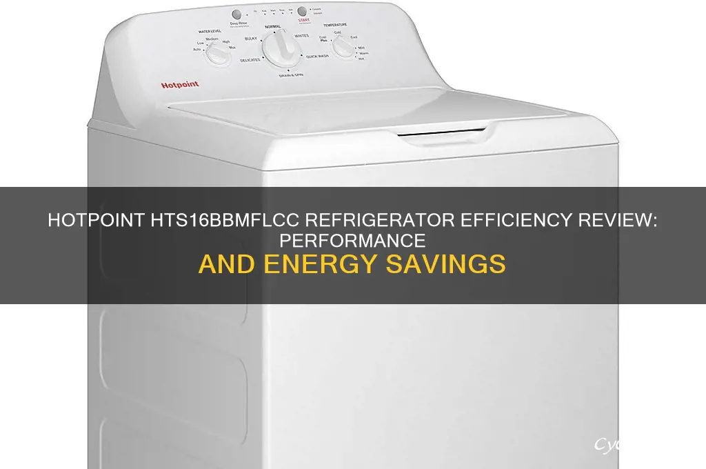 how efficient is hotpoint hts16bbmflcc hotpoin refrigerator