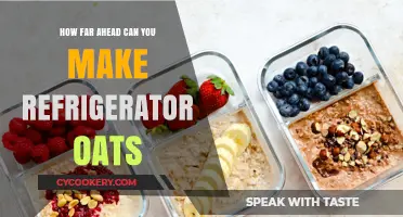 Maximize Meal Prep: How Far Ahead Can You Make Refrigerator Oats?
