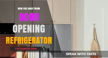 Optimal Refrigerator Placement: Distance from Door Opening Explained