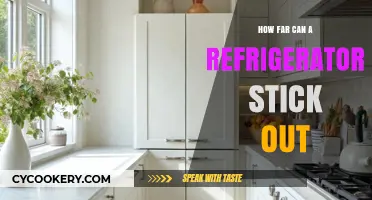How Far Can a Refrigerator Stick Out: A Practical Guide