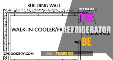 How Far Can Your Refrigerator Be From the Wall?