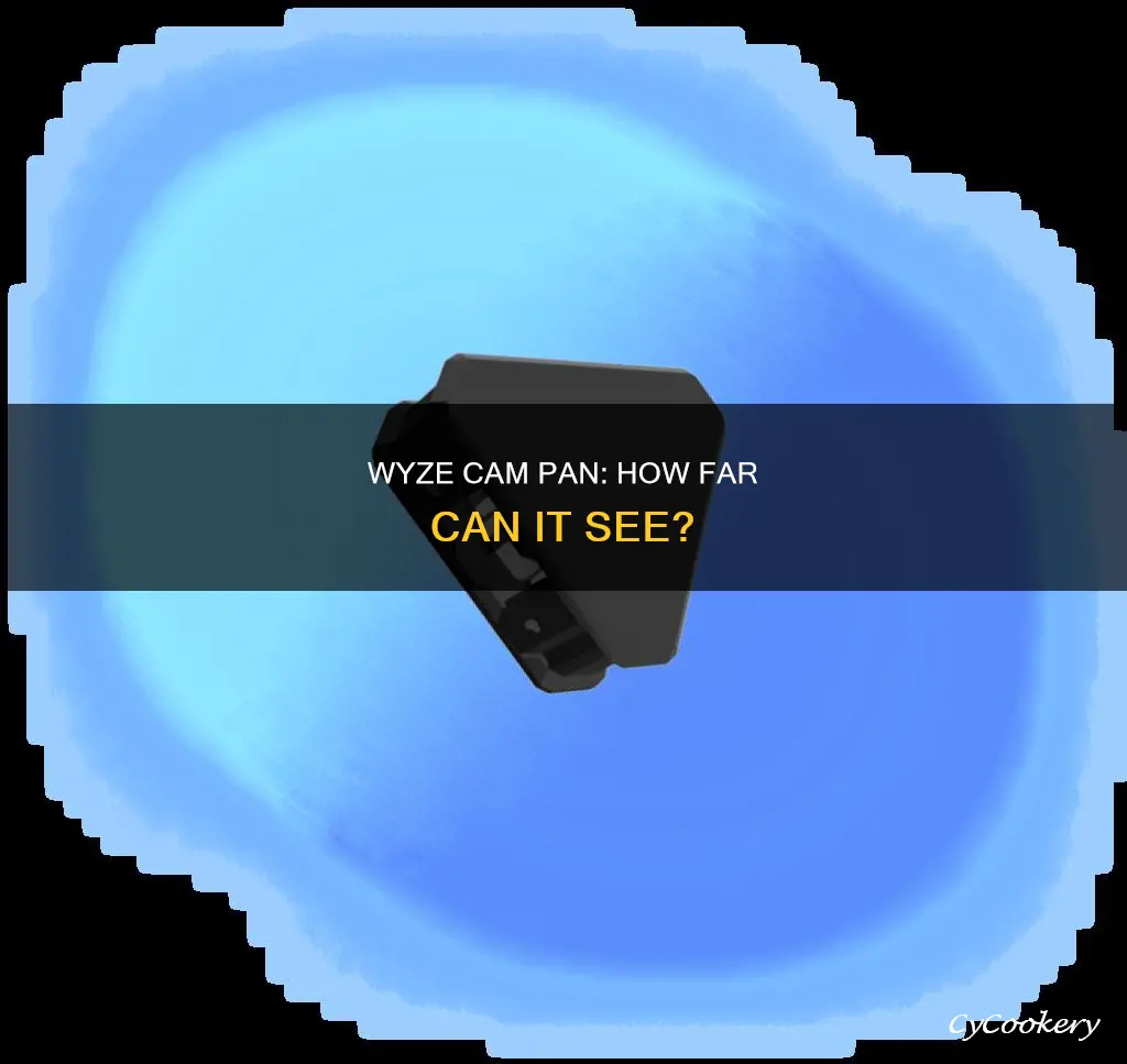 how far can wyze cam pan detect