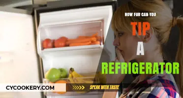 How Far Can You Safely Tip a Refrigerator?