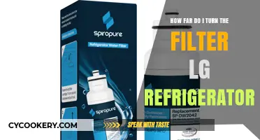 How Far to Turn Your LG Fridge Filter: A Guide