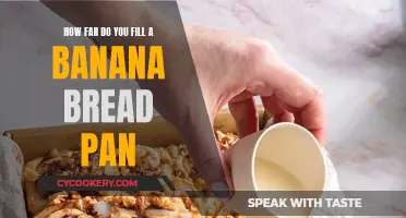 The Perfect Banana Bread Pan Fill Level