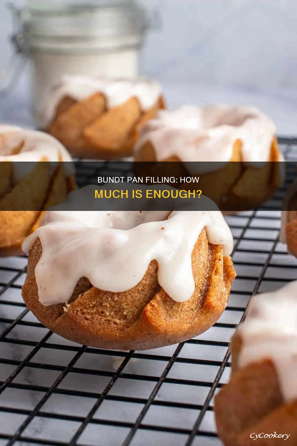 how far do you fill a bundt pan