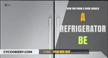 Optimal Refrigerator Placement: Distance from Door for Efficiency and Safety
