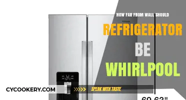 Optimal Whirlpool Refrigerator Placement: Distance from Wall Guide