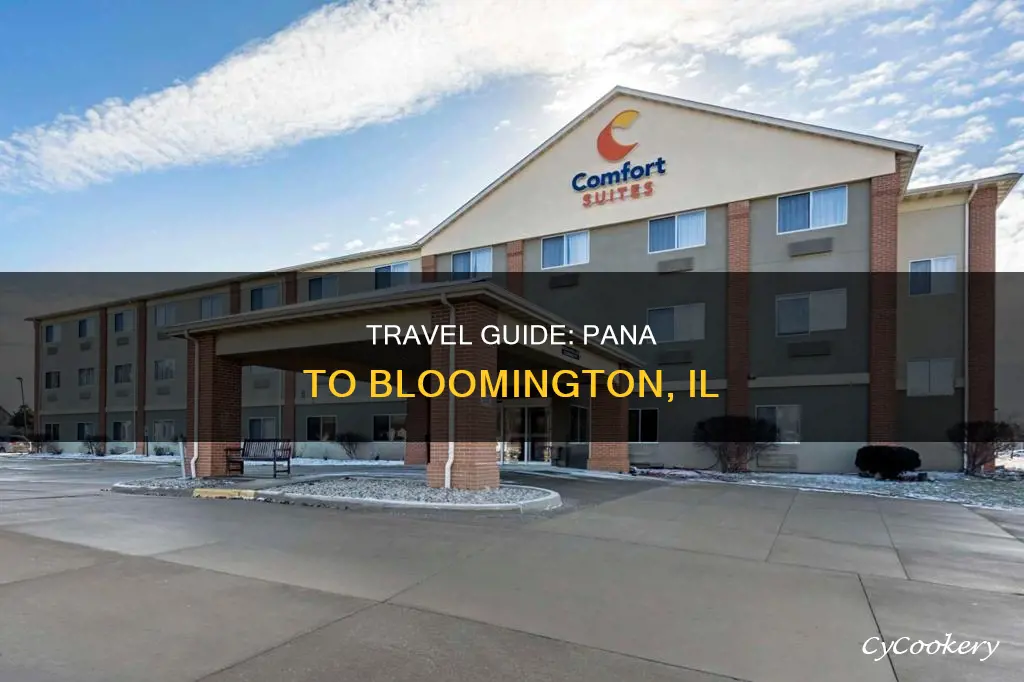 how far is bloomington il from pana