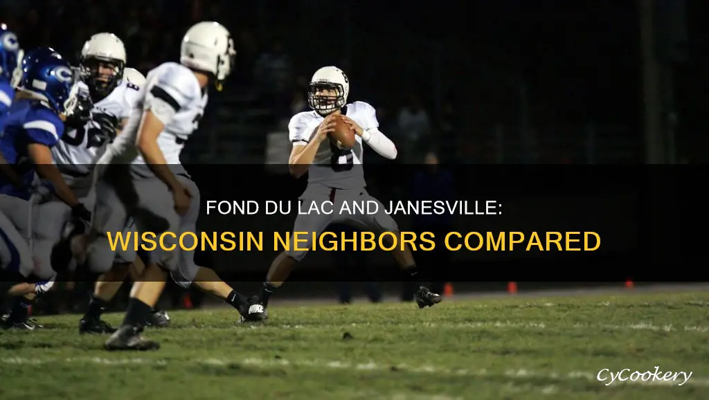 how far is fondu lac from janesville wi