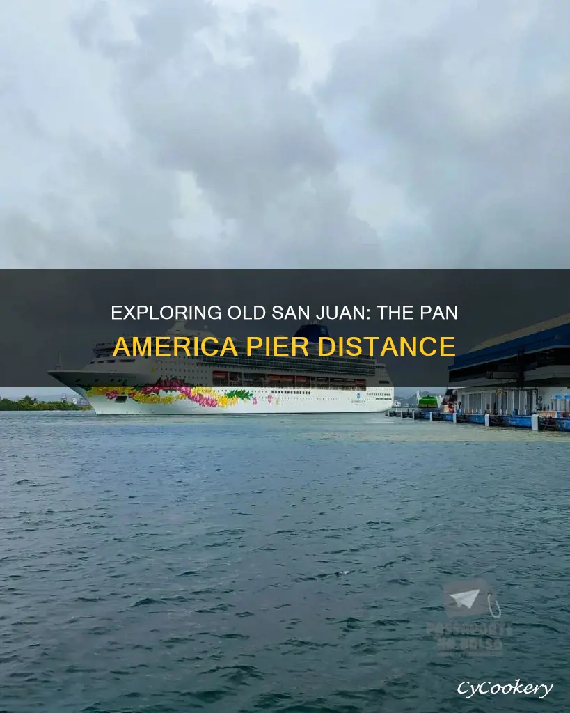 how far is pan america pier from old san juan