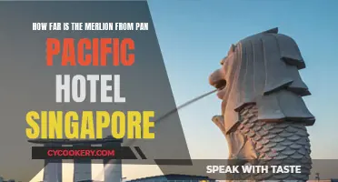 Exploring Singapore: Merlion and Pan Pacific Hotel Distance