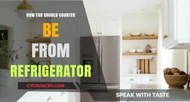 Optimal Kitchen Layout: Counter-Refrigerator Distance for Efficiency and Flow