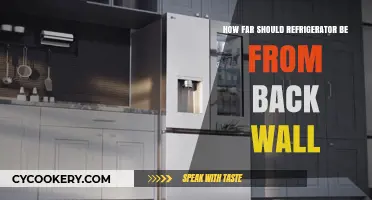 Optimal Refrigerator Placement: Distance from Back Wall Explained