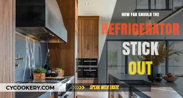 Optimal Refrigerator Placement: How Far Should It Stick Out?