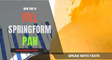 Springform Pan Filling: How Much Is Enough?
