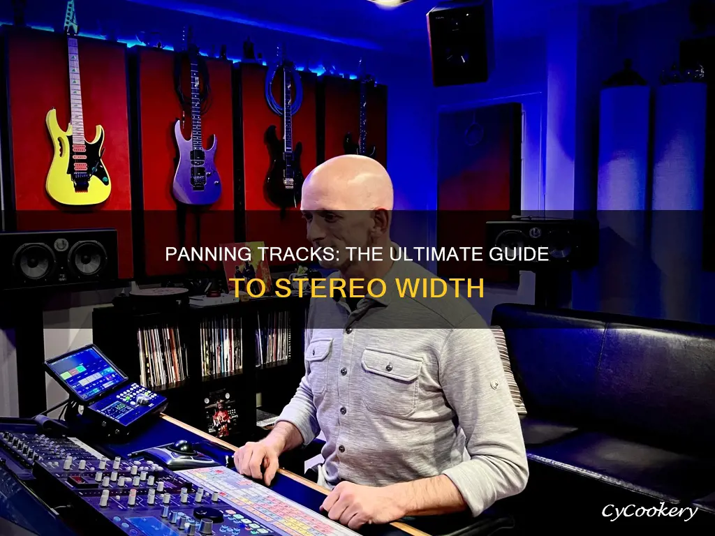 how far to pan tracks mixing
