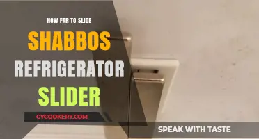 Optimal Shabbos Refrigerator Slider Position: Finding the Right Distance