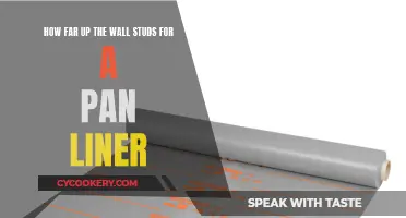 Wall Studs and Pan Liners: How High Should You Go?