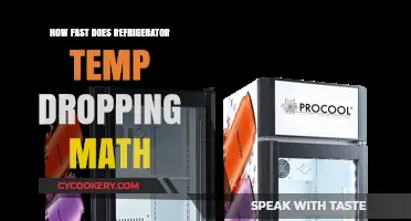 How Quickly Does a Refrigerator Cool? Temperature Drop Math Explained