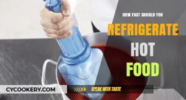 Cooling Hot Food Safely: Optimal Refrigeration Speed for Freshness and Safety