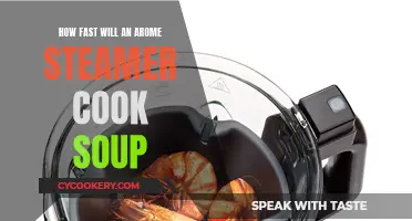 Speedy Soup: Arome Steamer's Quick Cooking Power