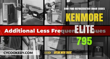 Troubleshooting Kenmore Elite 795 Refrigerator Error Codes: A Quick Guide