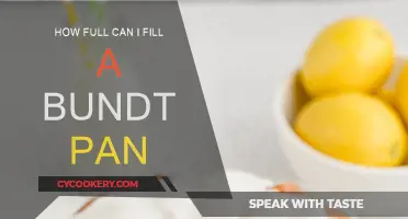 Bundt Pan Filling: How Much is Too Much?