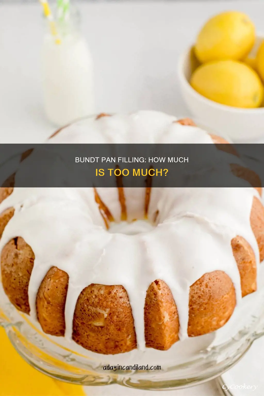 how full can I fill a bundt pan