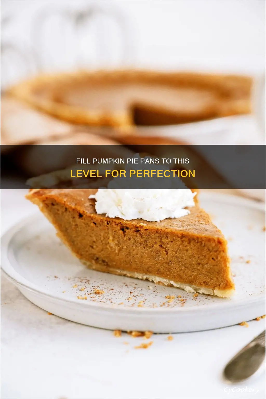 how full do you fill a pumpkin pie pan