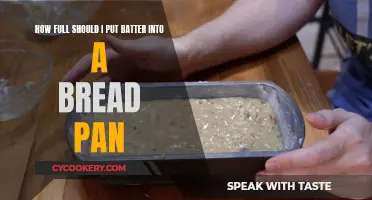 Fill Bread Pans with Batter: How Much is Too Much?