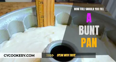 The Perfect Amount: Filling Your Bundt Pan