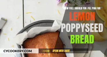 The Perfect Fill: Baking Lemon Poppy Seed Bread