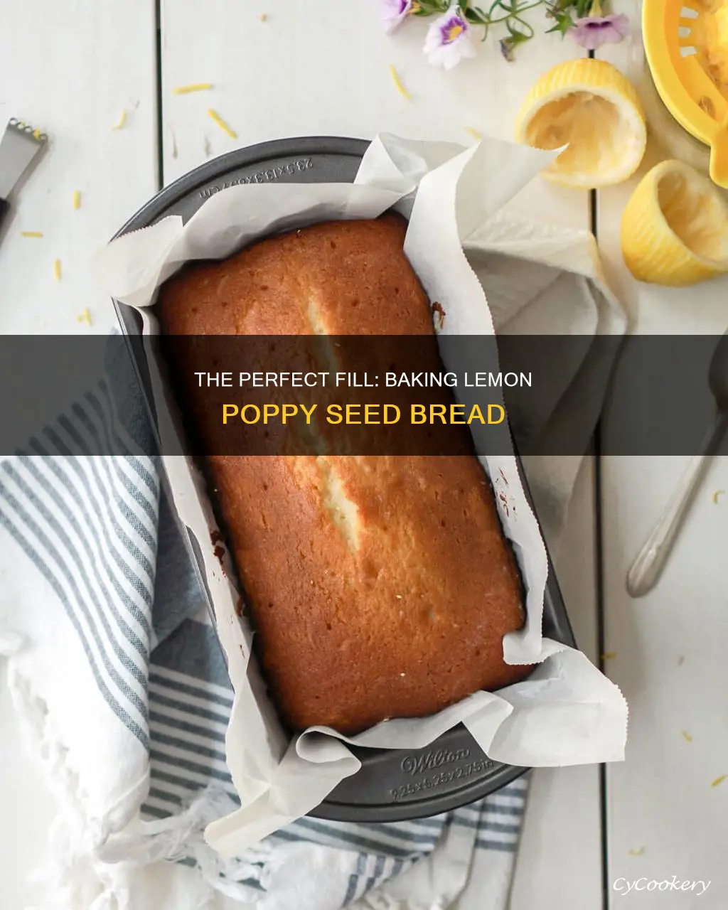 how full should you fill pan for lemon poppyseed bread