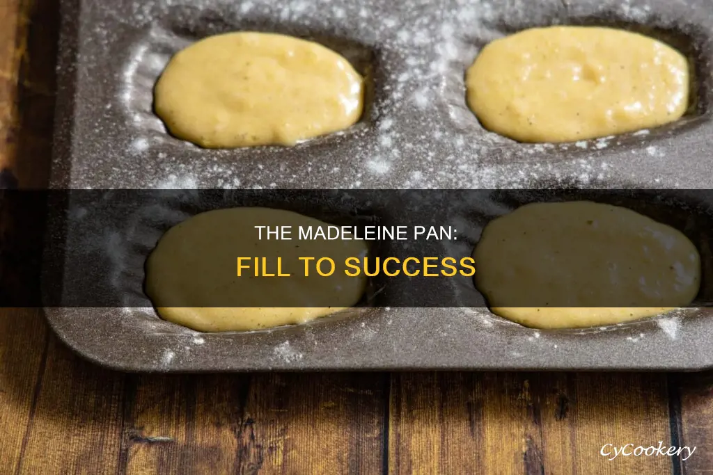 how full to fill madeleine pan