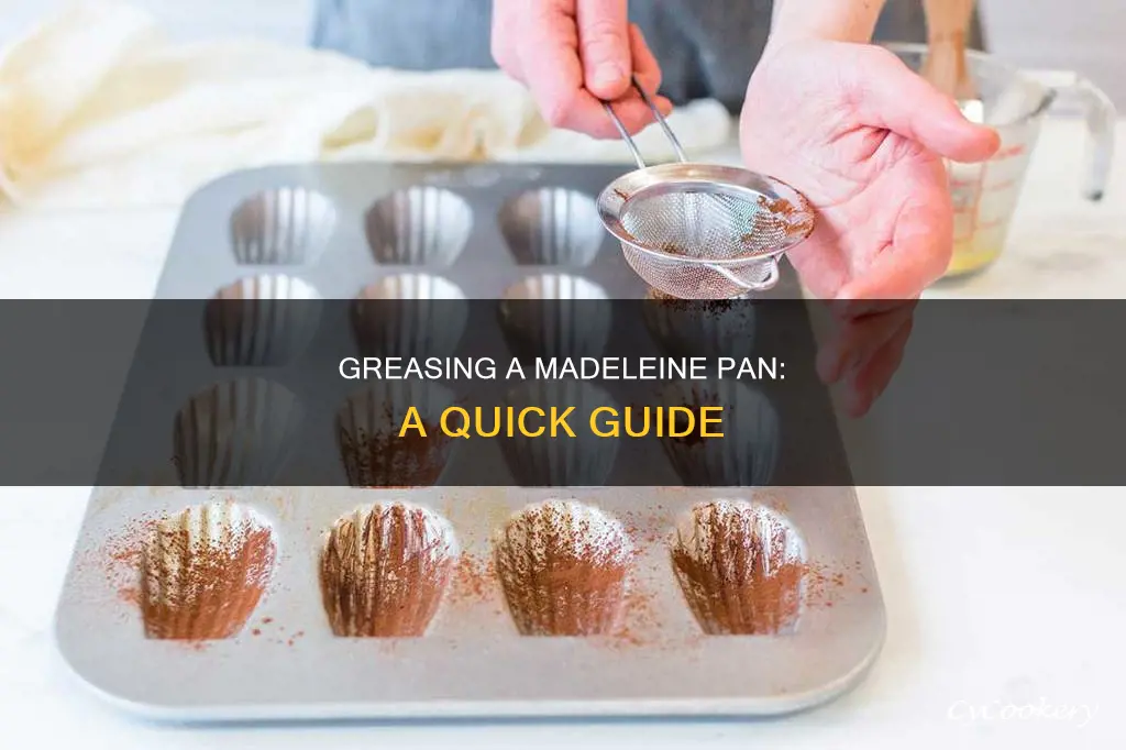 how grease madeleine pan