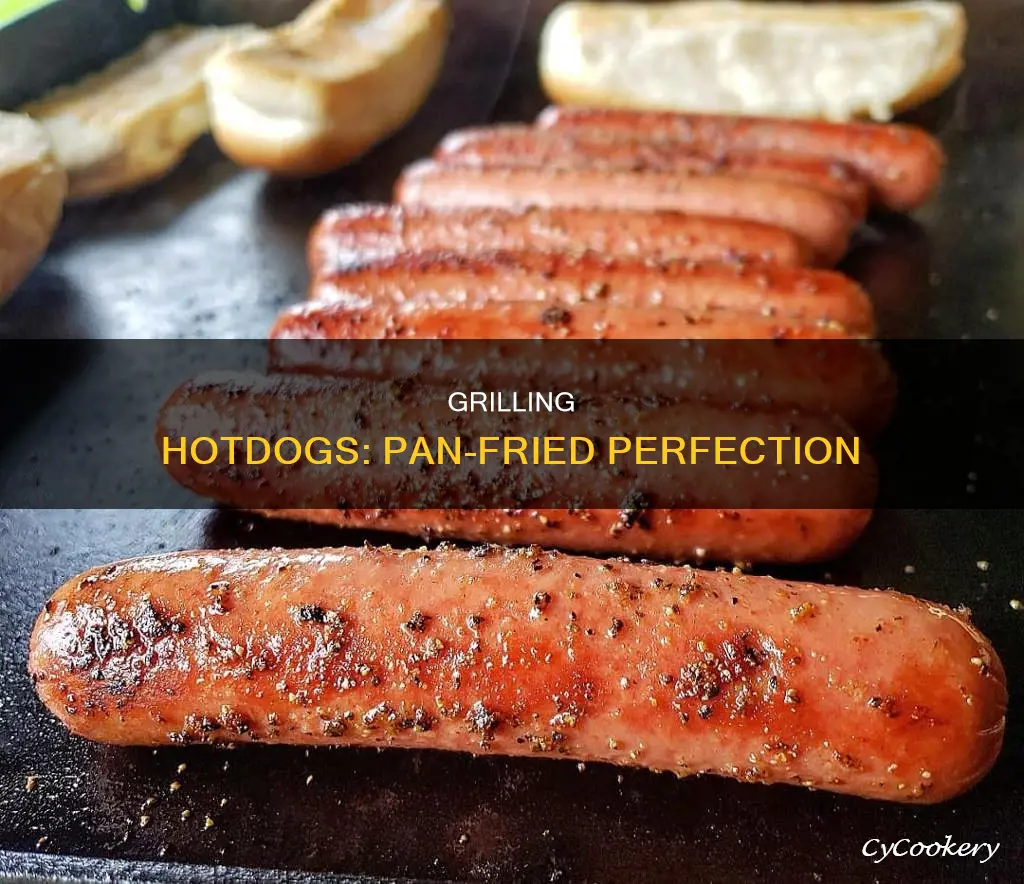 how grill hotdog pan