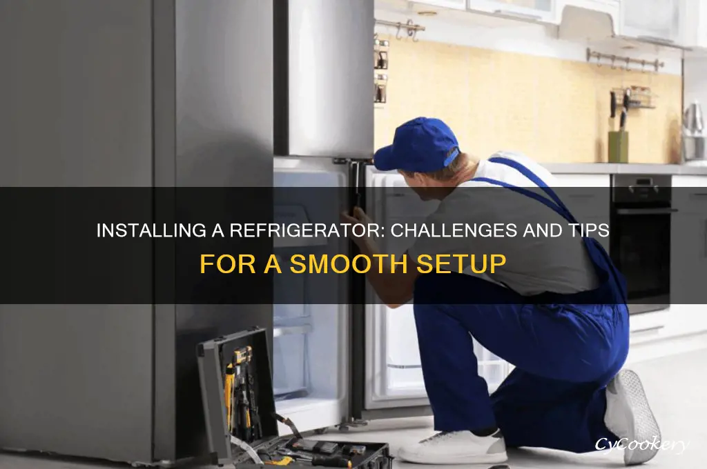 how hard is it to install a refrigerator
