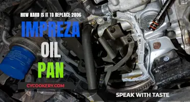 Replacing 2006 Impreza Oil Pan: Easy or Challenging?