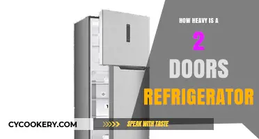 Unveiling the Weight: How Heavy is a 2-Door Refrigerator?