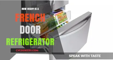How Heavy is a French Door Refrigerator? A Comprehensive Guide