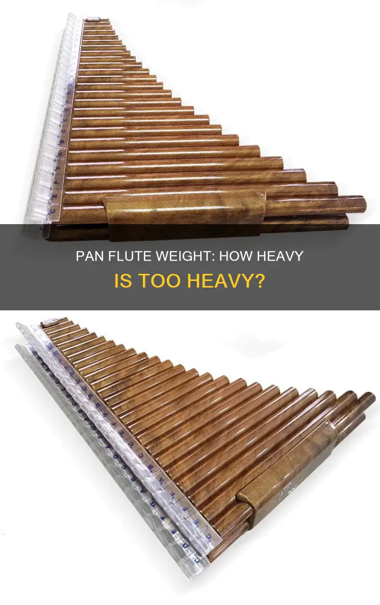 how heavy is a pan flute