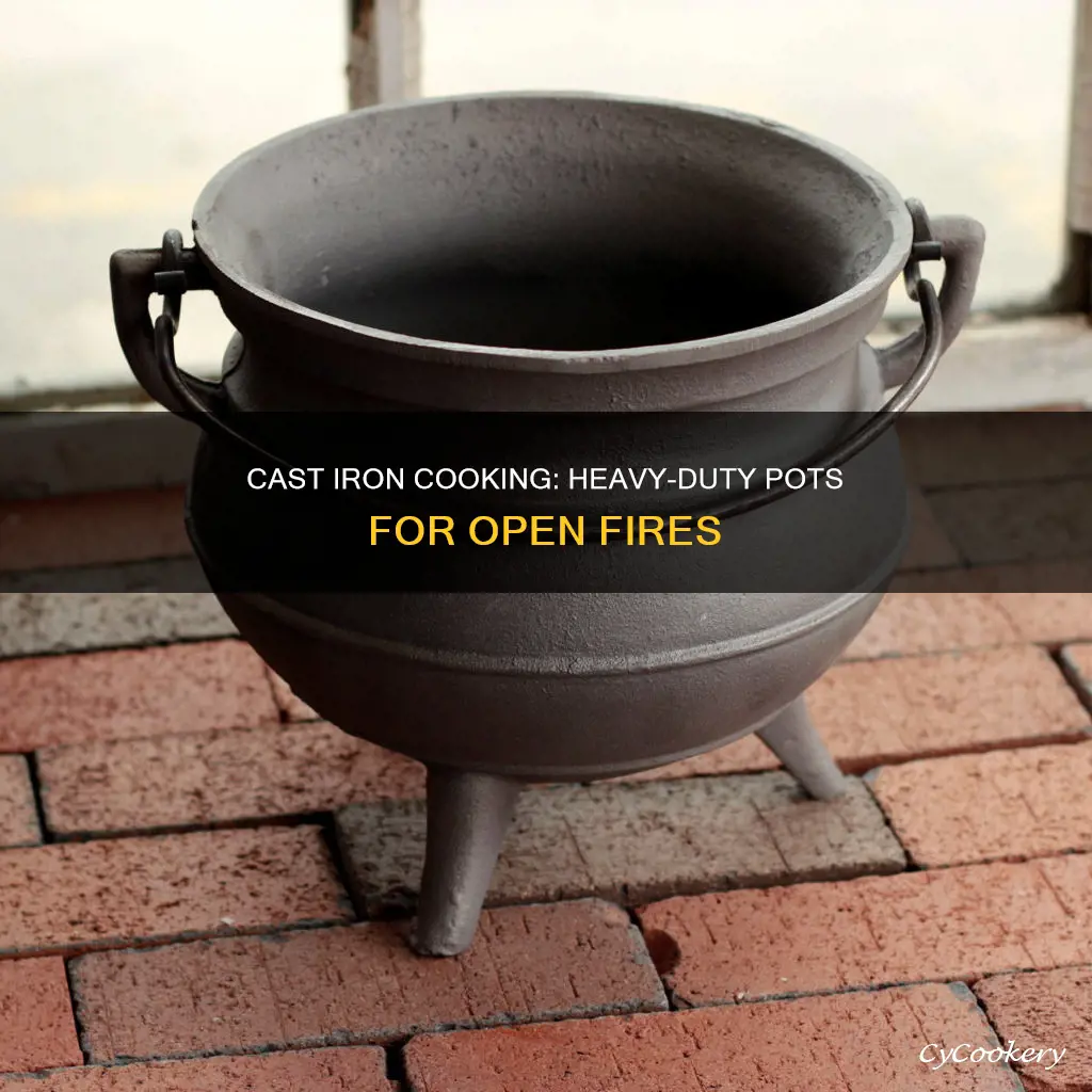 how heavy is an irn over the fire cooking pot