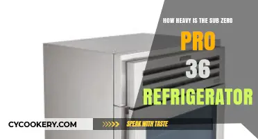 Sub-Zero Pro 36 Refrigerator Weight: Unveiling Its Hefty Specifications